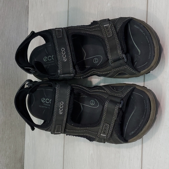 Sold Ecco Mens Yucatan Outdoor Hiking Comfort Sandals shoes sz 44/10-10.5 - Picture 3 of 13
